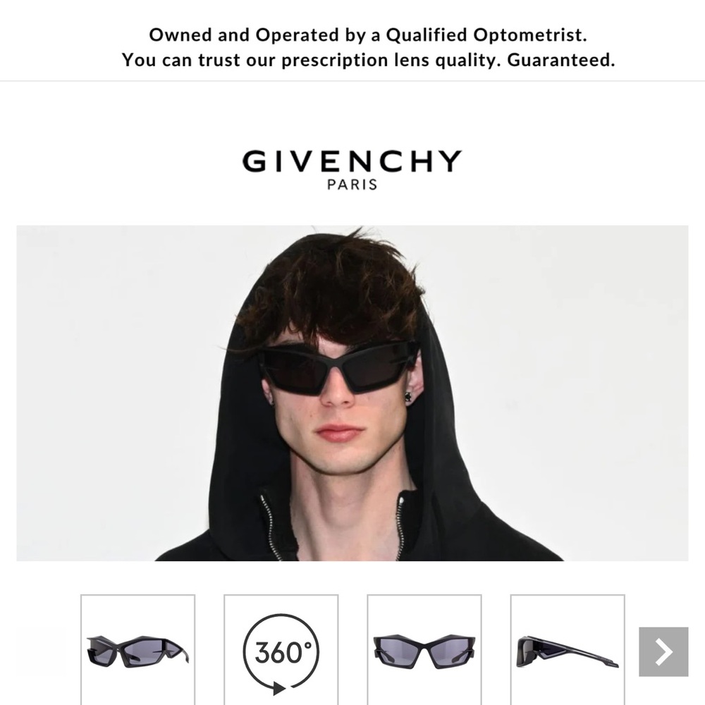 GIVENCHY
Smoke Irregular Men's Sunglasses
Item No. GV40049| 02A 69 (UNISEX) - Picture 8 of 10